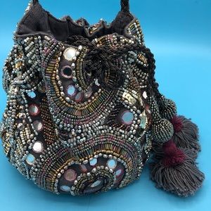 New Beaded boho shoulder bag